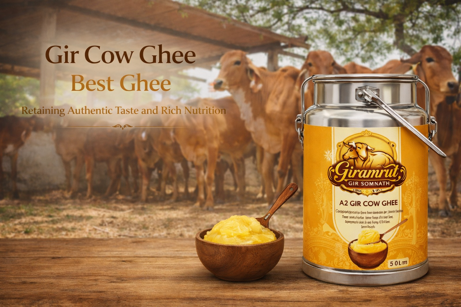 Giramrut A2 Gir Cow Ghee
